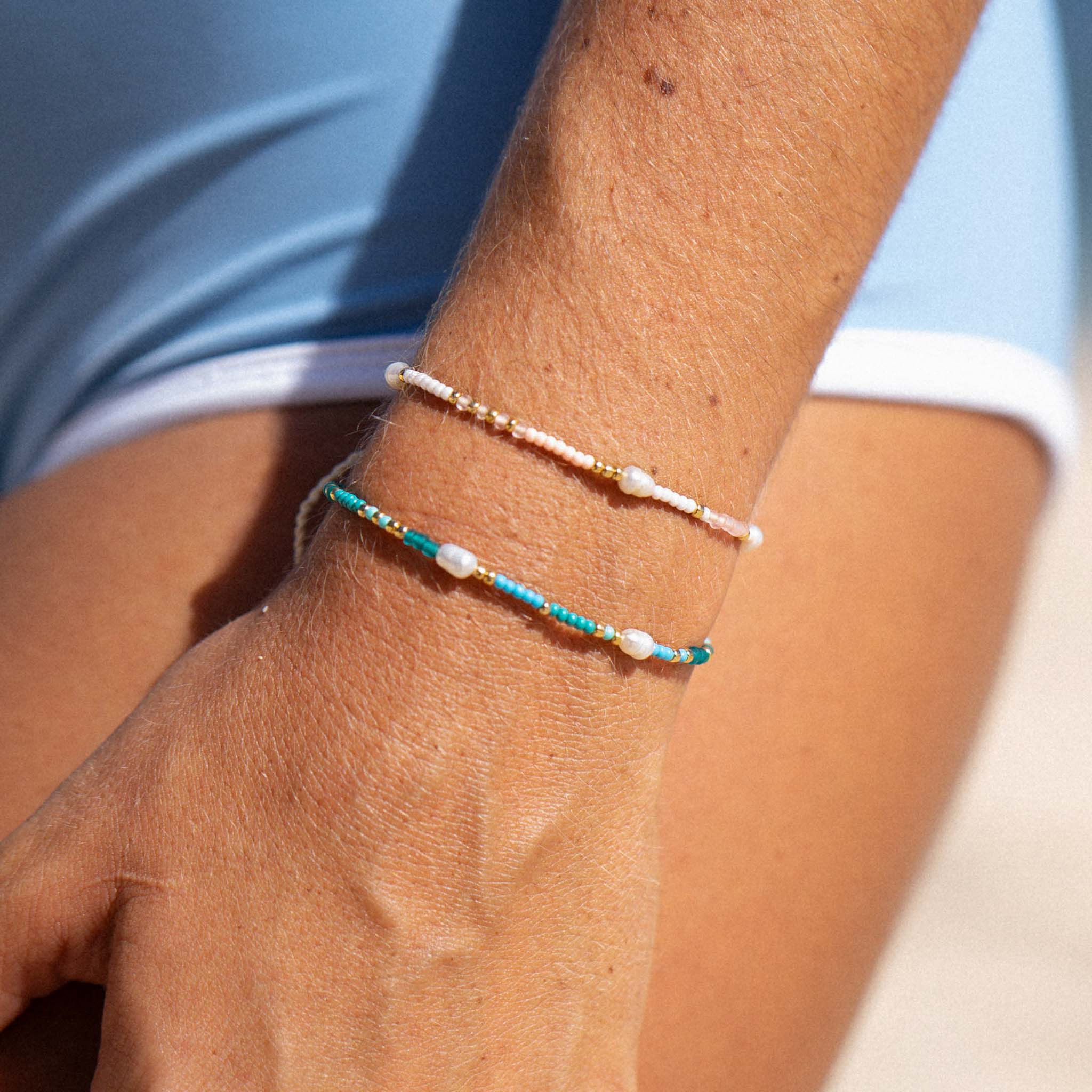 Giada Cinta Pearl Beaded Surf Bracelet