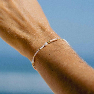 Giada Cinta Pearl Beaded Surf Bracelet - Pineapple Island