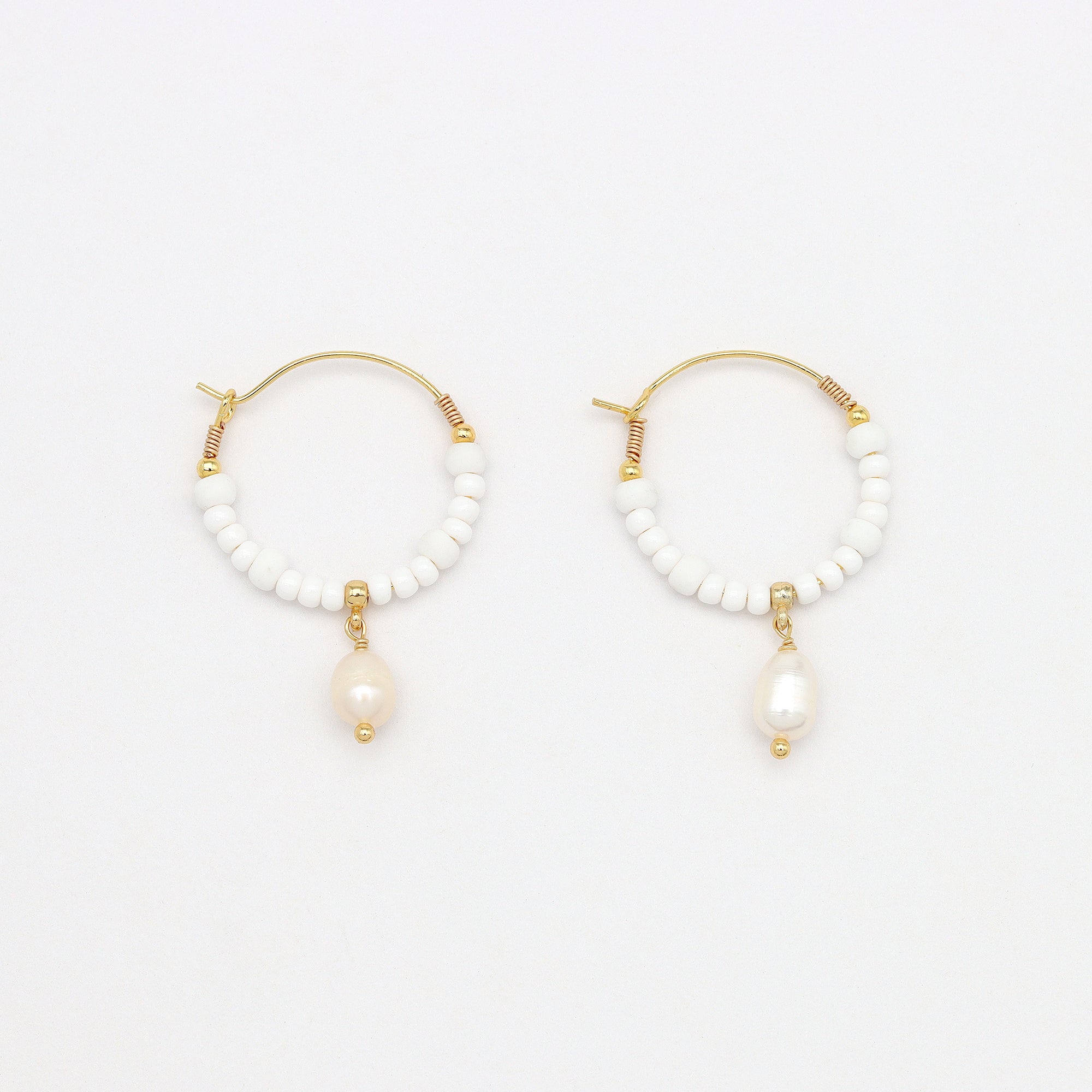 Giada Gegambar Wire Hoop Earrings