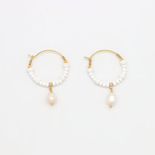 Giada Gegambar Wire Hoop Earrings - Pineapple Island