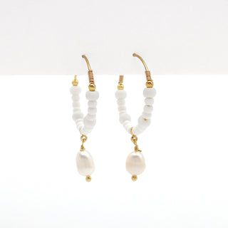 Giada Gegambar Wire Hoop Earrings - Pineapple Island