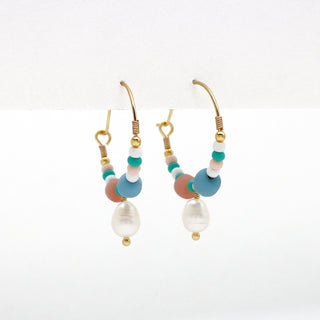 Giada Pecahan Wire Hoop Earrings - Pineapple Island