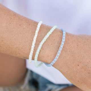 Marley Glass Bead Bracelet - Pineapple Island