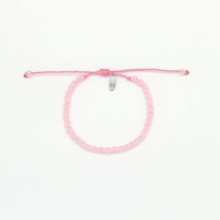 Pink Marley Glass Beaded Bracelet