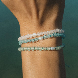 Oluolu Glitter Cord Beaded Bracelet - Pineapple Island