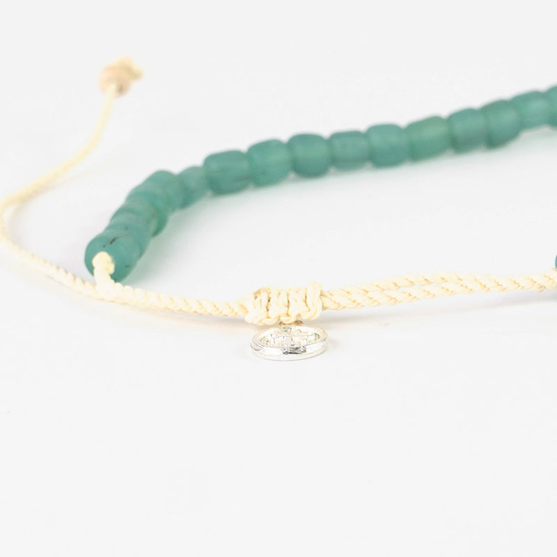 Labuan Glass Beaded Necklace - Green - Pineapple Island