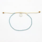 Ka'anapali Frosted Glass Beaded Anklet