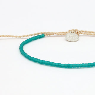 Ka'anapali Frosted Glass Beaded Bracelet - Pineapple Island