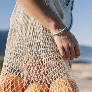 Ka'anapali Frosted Glass Beaded Bracelet Set - Pineapple Island