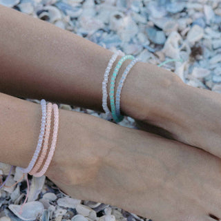 Marley Glass Beaded Anklet Set - Pineapple Island