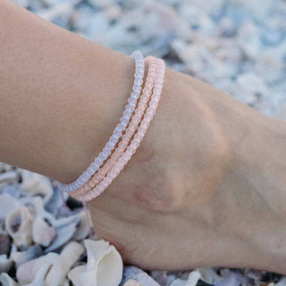 Marley Glass Beaded Anklet Set - Pineapple Island