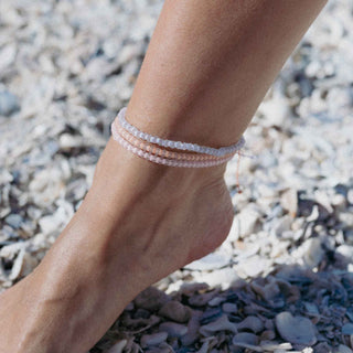 Marley Glass Beaded Anklet Set - Pineapple Island