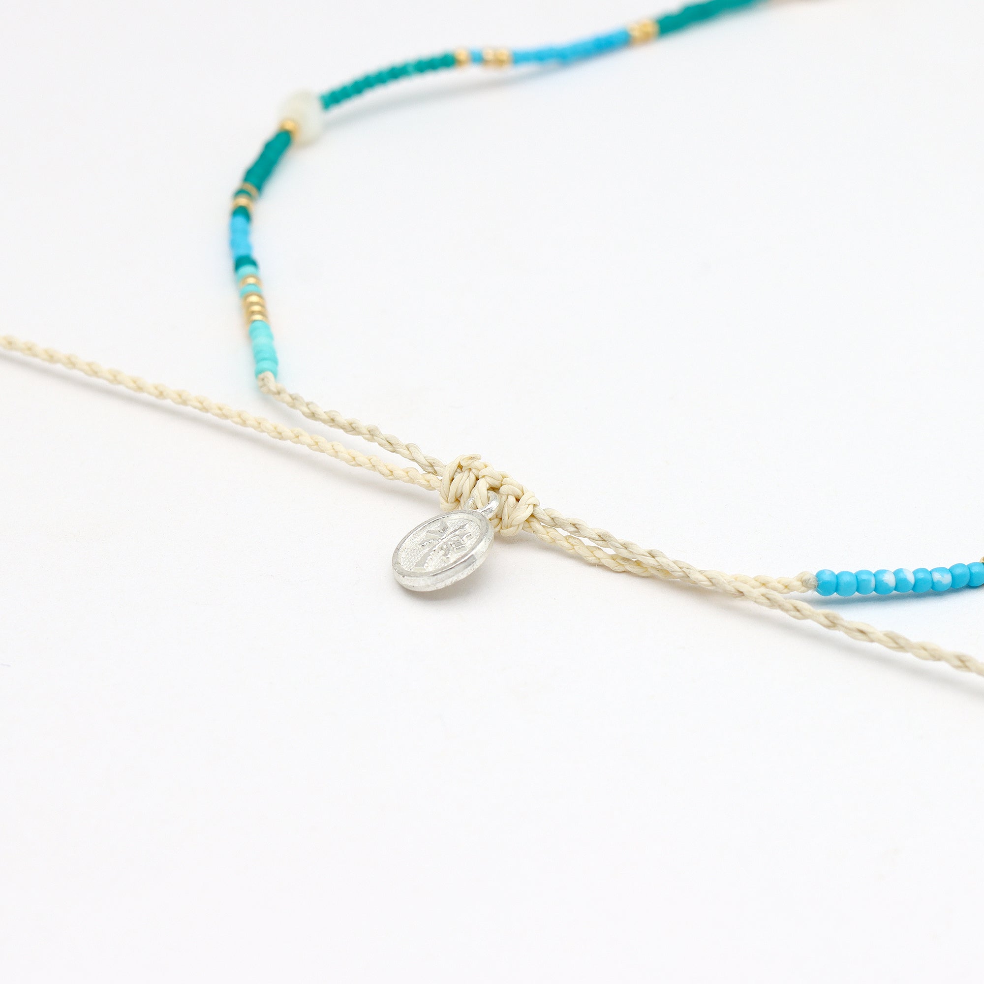 Giada Cinta Pearl Beaded Surf Necklace