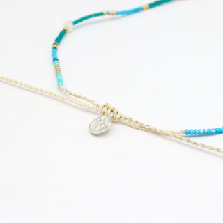 Giada Cinta Pearl Beaded Surf Necklace - Pineapple Island