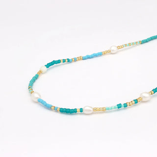 Giada Cinta Pearl Beaded Surf Necklace