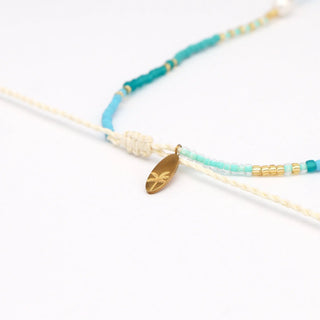 Giada Cinta Pearl Beaded Surf Necklace