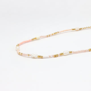 Giada Cinta Pearl Beaded Surf Necklace - Pineapple Island