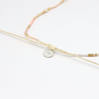 Giada Cinta Pearl Beaded Surf Necklace - Pineapple Island