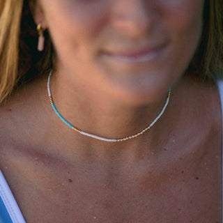 Giada Gembira Beaded Necklace - Pineapple Island