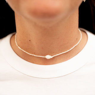 Giada Melati Shell Beaded Necklace - Pineapple Island