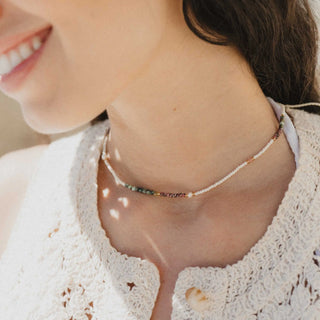 Giada Lestari Beaded Necklace - Pineapple Island