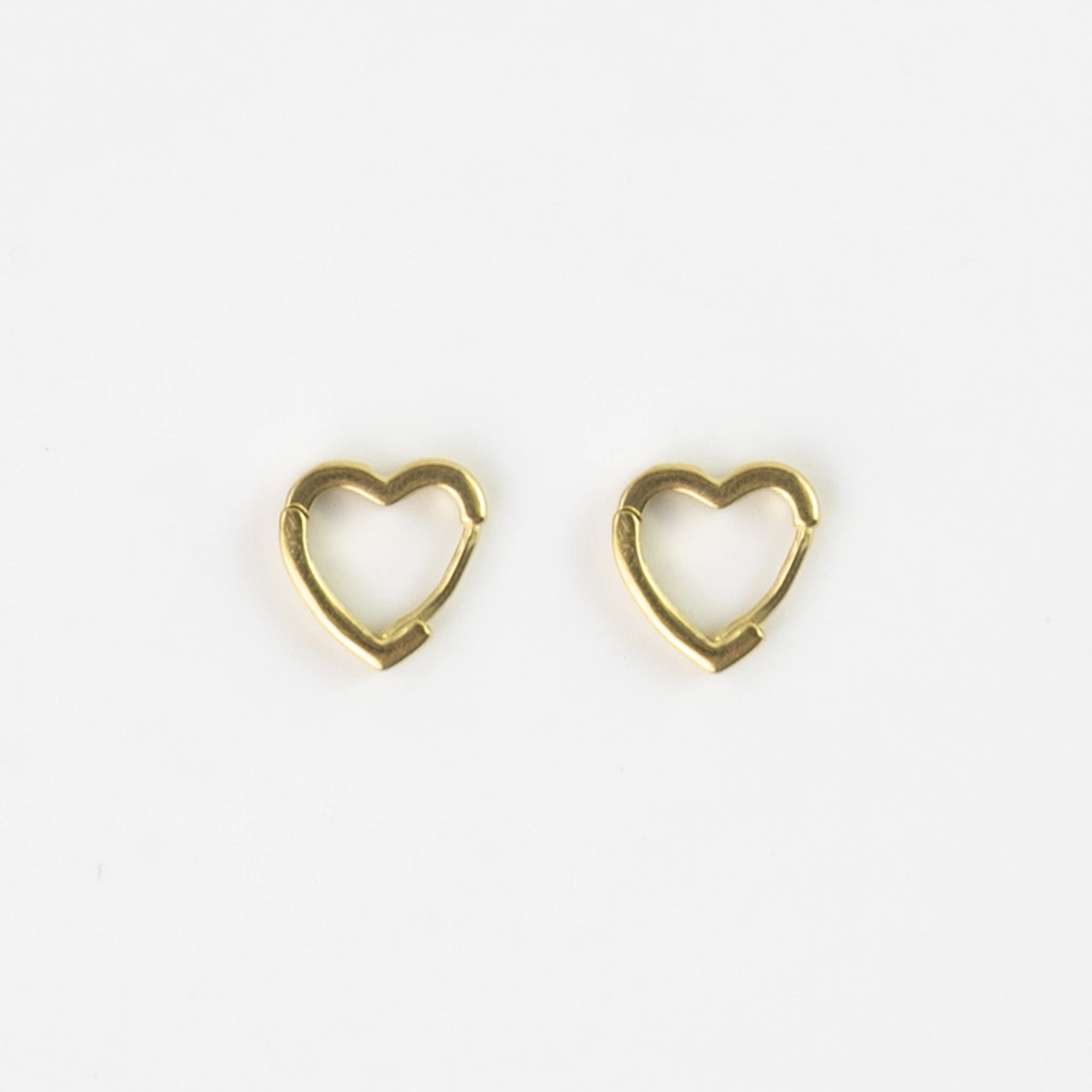 Heart Hoop Earrings - Pineapple Island