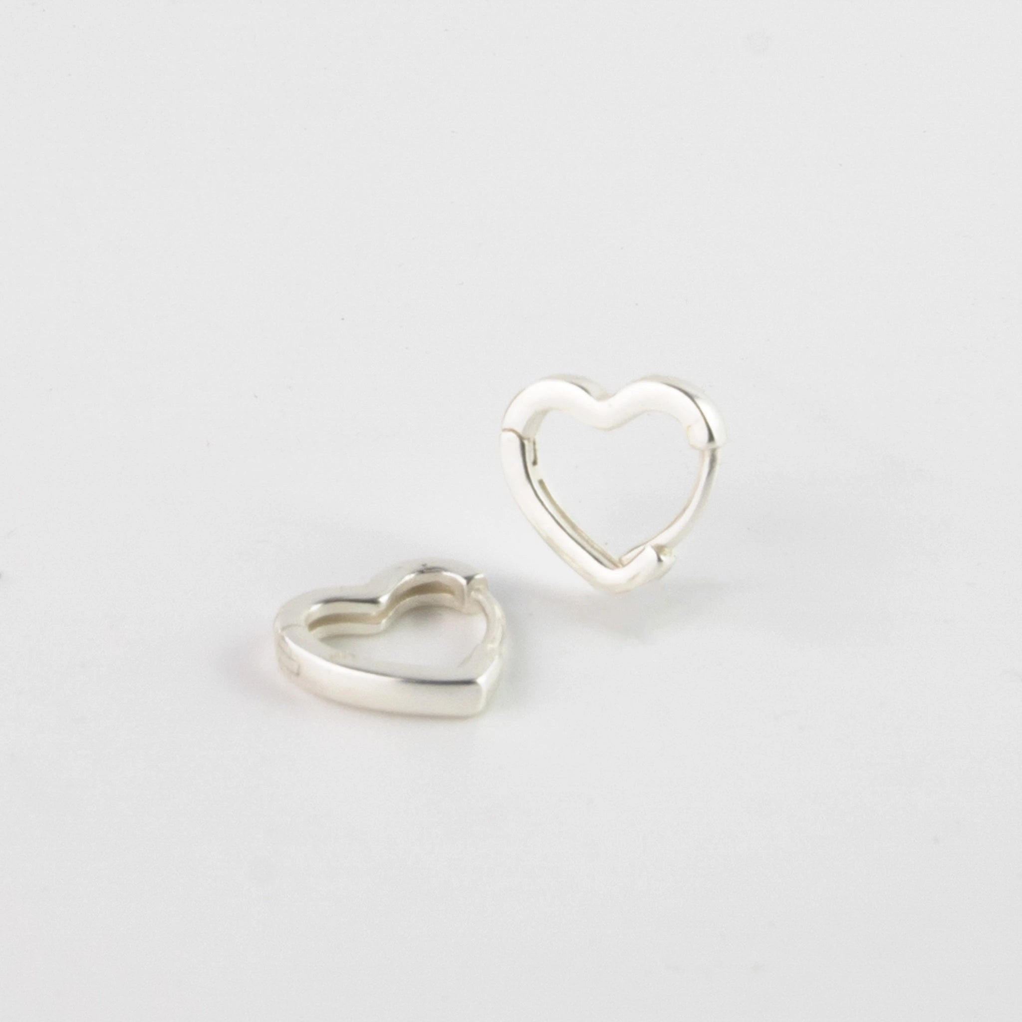 Heart Hoop Earrings - Pineapple Island