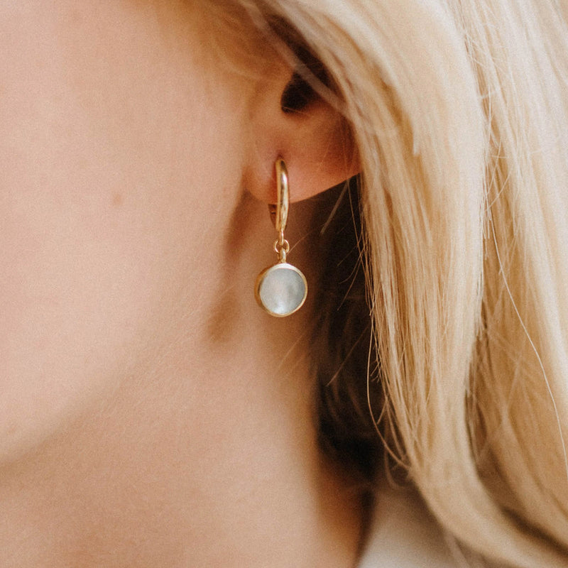 Buy Mother of Pearl Earrings, White Shell Earrings, Minimalist Earrings,  Bridesmaid Earrings, Dainty Earrings, Dangle Drop Earrings, Unique Gift  Online in India - Etsy