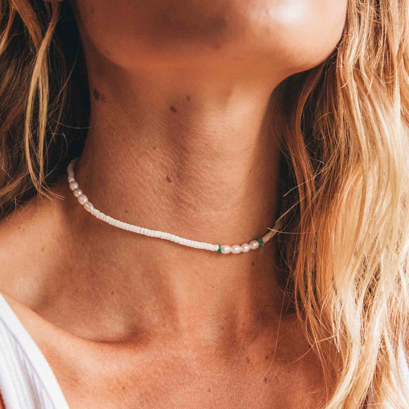 IMPERFECT Kai Pearl Choker Necklace - Pineapple Island