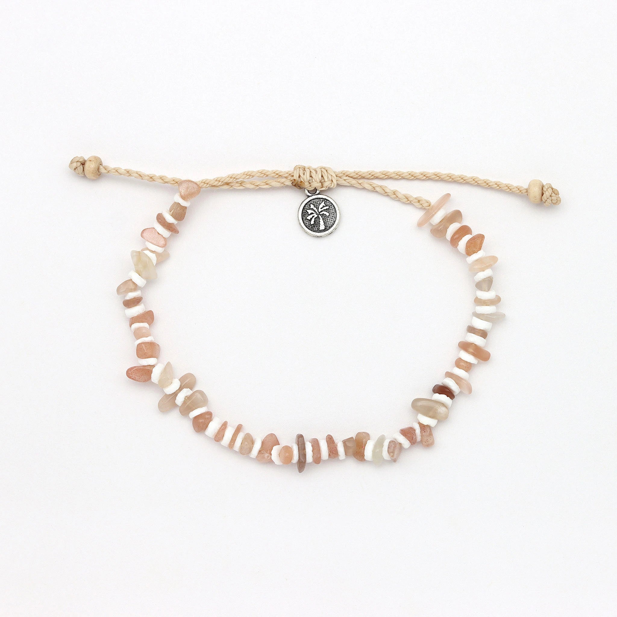 Dunes Stone Bead Anklet - Pineapple Island