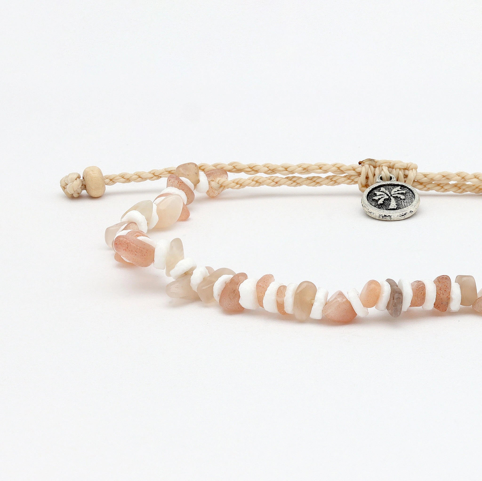 Dunes Stone Bead Anklet - Pineapple Island