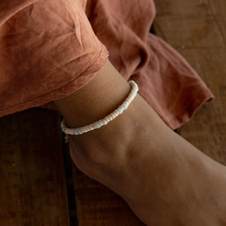 Samosir Natural Beaded Anklet - Pineapple Island