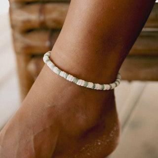 Pai Canyon Natural Beaded Anklet - Pineapple Island