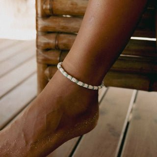 Pai Canyon Natural Beaded Anklet - Pineapple Island