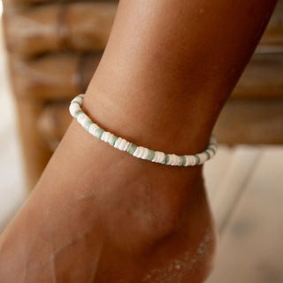 Samosir Natural Beaded Anklet - Pineapple Island