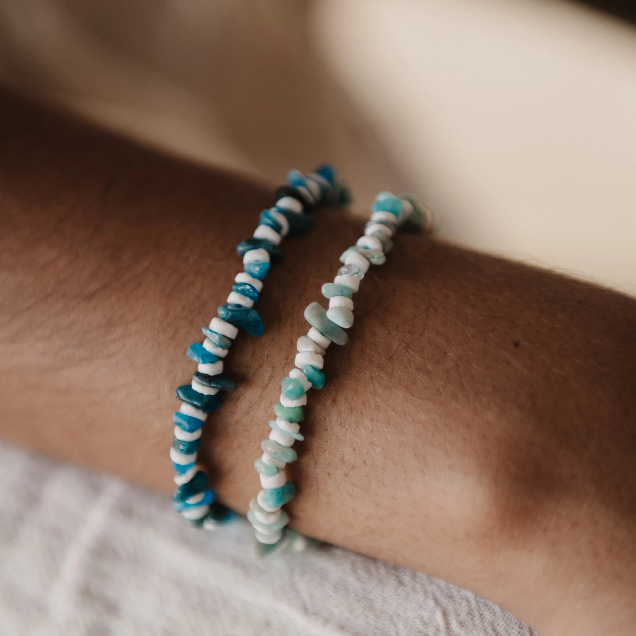 Dunes Stone Beaded Bracelet - Pineapple Island