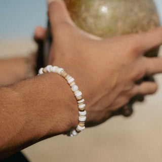 Khoa Lak Elasticated Beaded Bracelet - Pineapple Island