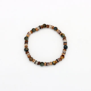 Khoa Lak Elasticated Beaded Bracelet - Pineapple Island