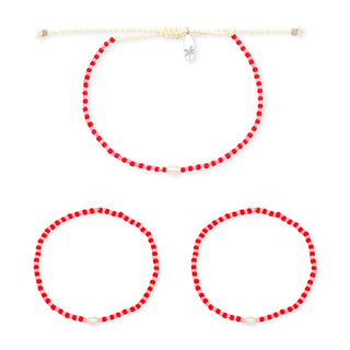 Mini Mutiara Beaded Pearl Bracelet - Pineapple Island
