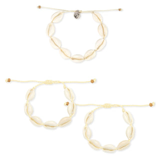 Mini Livadi Cowrie Shell Bracelet Set - Pineapple Island