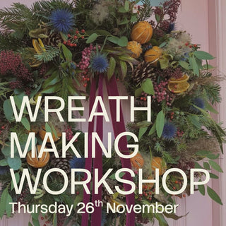 Christmas Wreath Making Workshop with Kohana