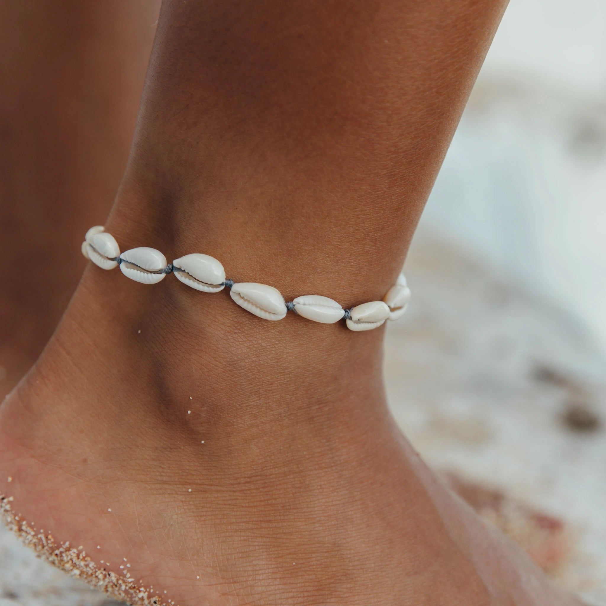 Shell anklet amazon Clearance