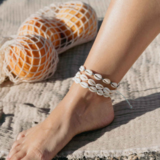 Livadi Cowrie Shell Anklet - Pineapple Island