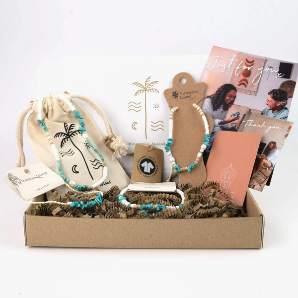 Love is Here Letterbox Gift Set -  Turquoise
