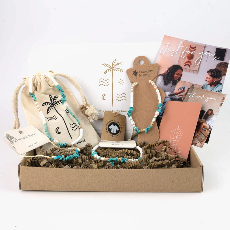 "Love is Here" Letterbox Gift Set -  Moonstone - Pineapple Island
