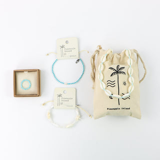 Azul Ocean Jewellery Letterbox Gift Set - Pineapple Island