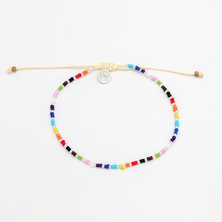Just Like Us Pride Bangga Beaded Anklet - Pineapple Island