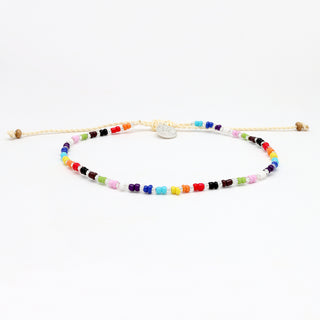 Just Like Us Pride Bangga Beaded Anklet - Pineapple Island