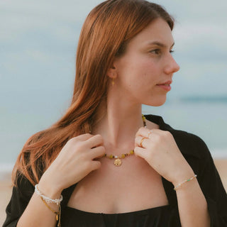 Sun Dancer Beaded Charm Necklace |  Limited Edition of 5 Pineapple Island