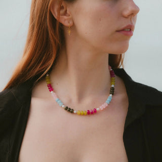 Clovelly Rondelle & Pearl Beaded Necklace | Limited Edition of 5 Pineapple Island